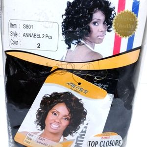 Amour Hair Collection #S801 Annabel 2 pcs Darkest Brown NIB